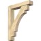 Ekena Millwork Merced Block Rough Sawn Bracket w/ Offset Brace, Douglas Fir, 6"W x 30"D x 38"H BKT0604X30X38MRC05RDF - alternate 1